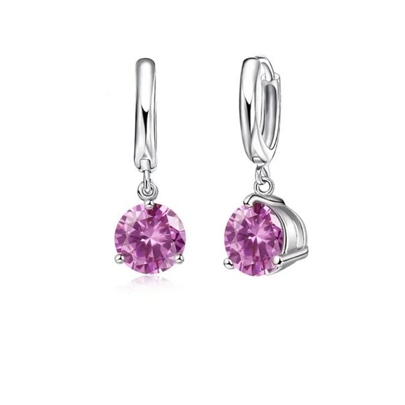 💎 Elegant Luxury 925 Sterling Silver Pendant Earrings And Necklace Set - Picture 3 of 4